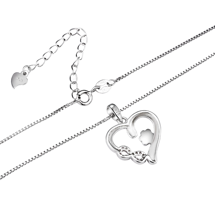 Althea - Necklace with paw & heart